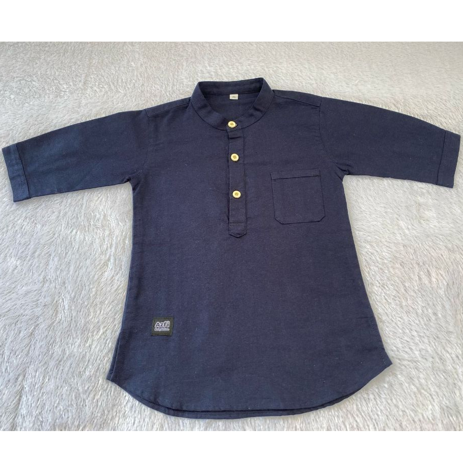 Kurta Anak Laki Laki 0 bln - 9 thn Linen Rami