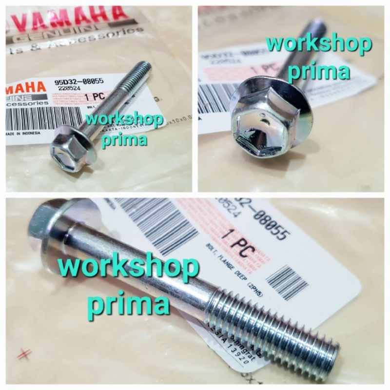 Baut Mur 12 Pegangan Dudukan Kenalpot Knalpot Mio M3 S Z Fino Soul GT X ride Fazzio Freego Gear 125 