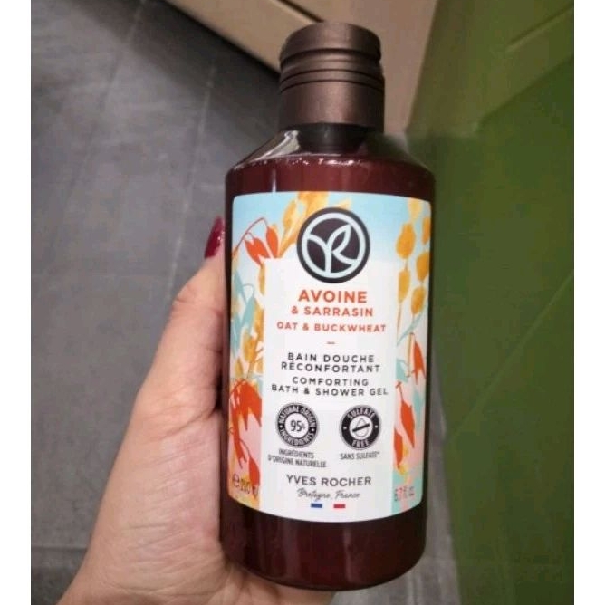 YVES ROCHER COMFORTING OAT & BUCKWHEAT Shower Gel, Body Lotion Yves Rocher Original