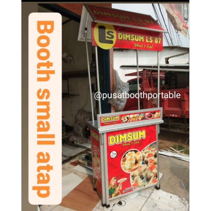 Booth Portable Lipat 80x50 cm Pakai Atap