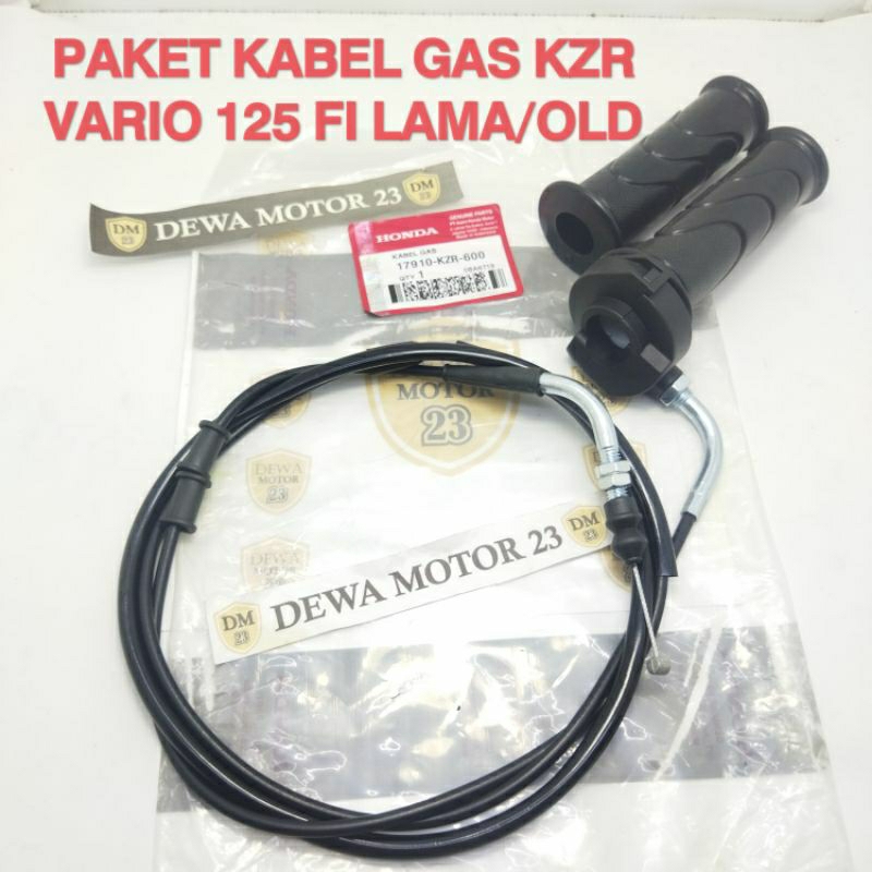 PAKET KABEL GAS KZR SET RUMAH GAS HANDGRIP HANDFAT VARIO 125 FI LAMA