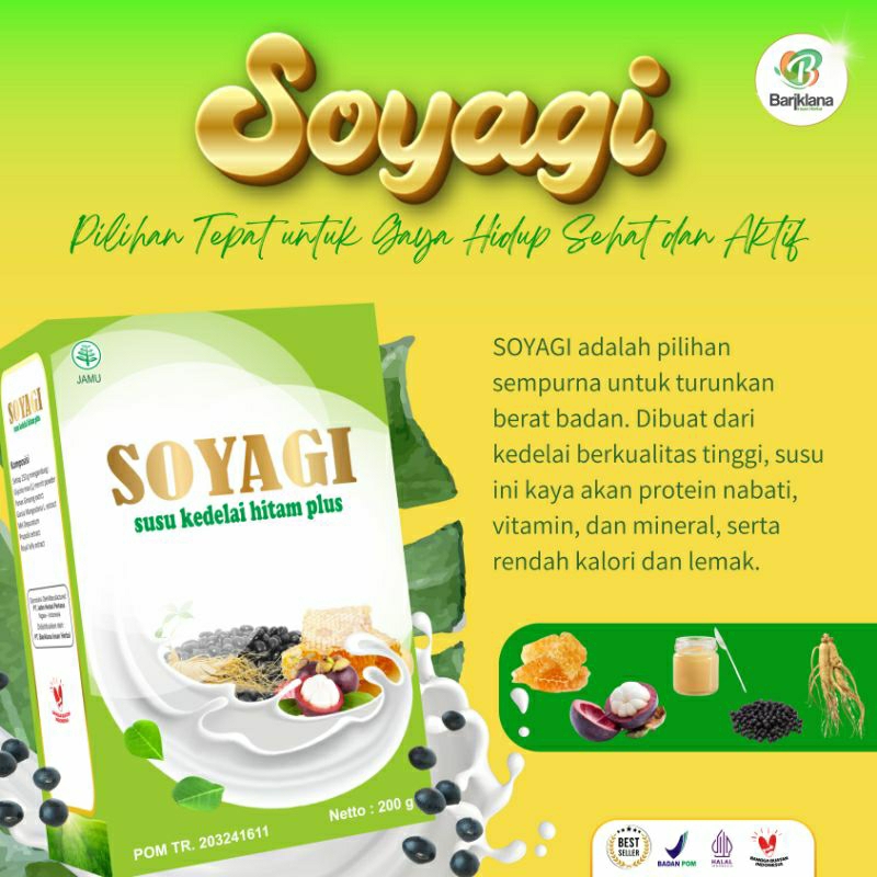 

PROMO !!! Beli 3 paket SOYAGI Susu Kedelai Hitam