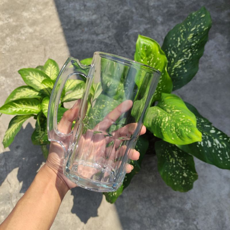 Qifahomeart Mug B800 Jumbo 800ml Gelas Jumbo Aesthetic Gelas Kaca Kedaung Carafe