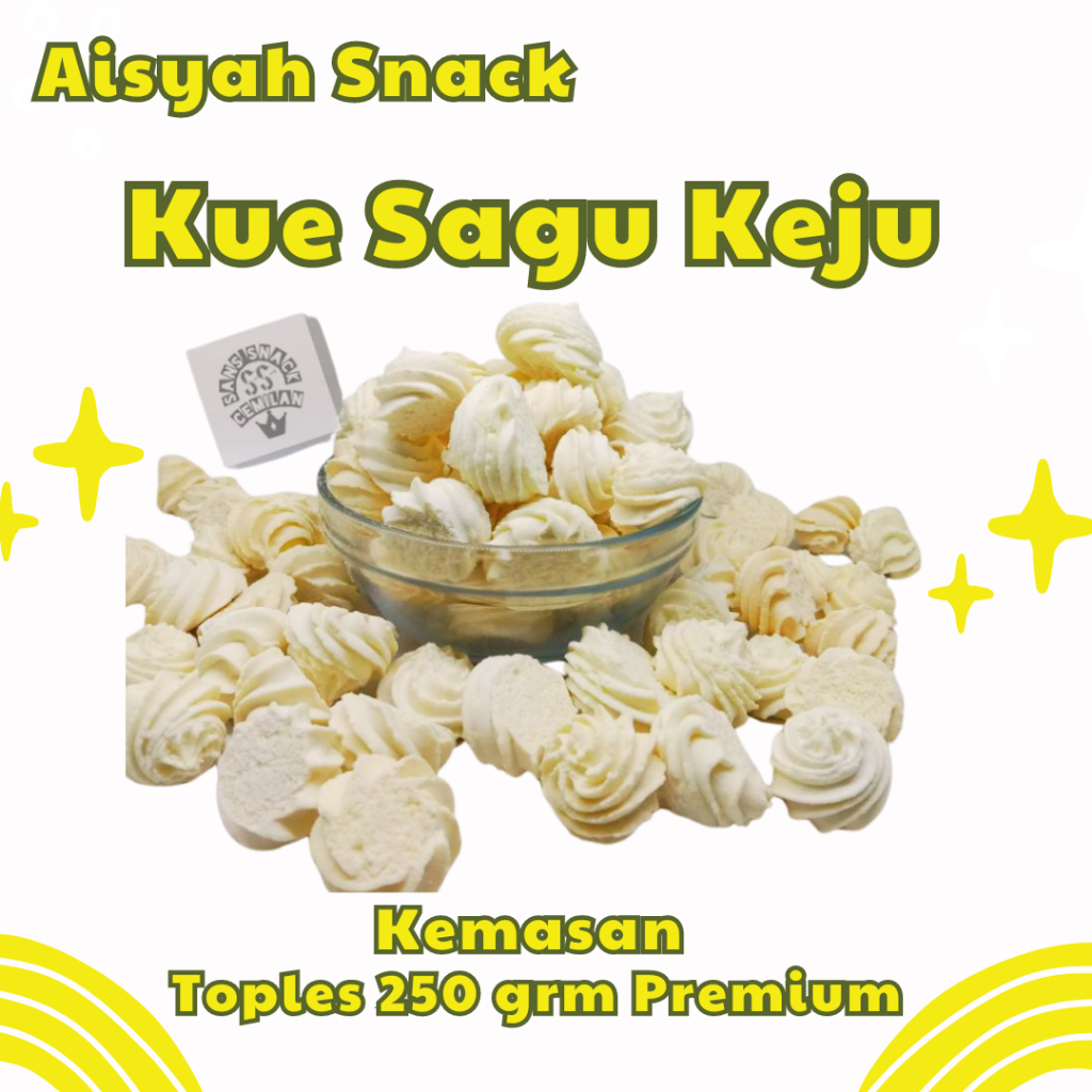 

Kue Kering Sagu Keju Zelda's Snack Home Made - 250 gr