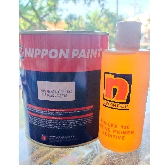 (Kemasan Baru)Nippon Paint-VINILEX 120 ACTIVE PRIMER (ETCHING PRIMER)/vap 120/cat dasar aluminium By
