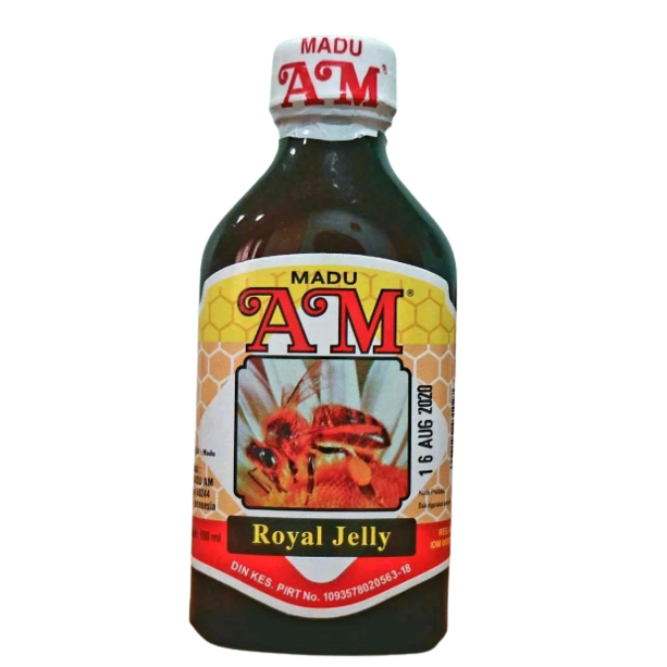 

Madu AM Royal Jelly 150 ml / Memelihara kesehatan dan stamina tubuh