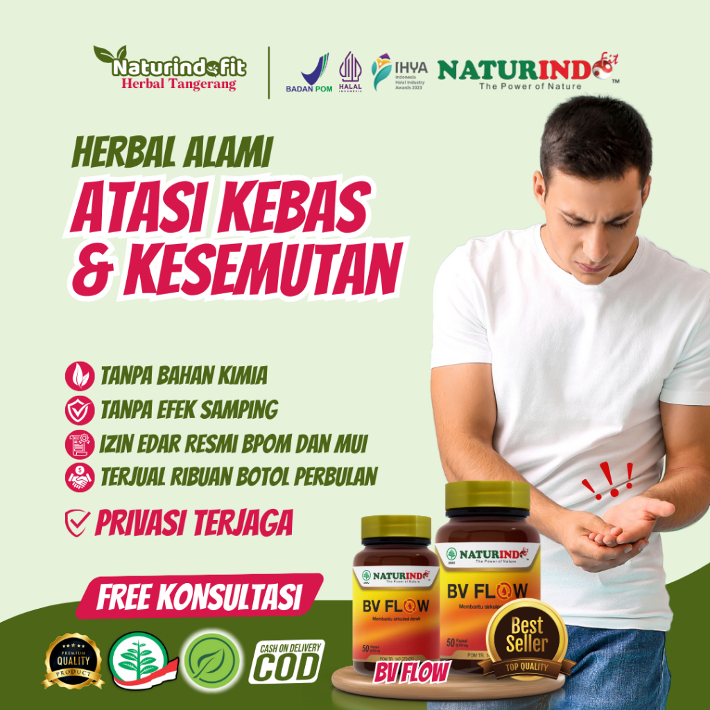 Jamu Obat Kesemutan Obat Kebas Keram Kram Naturindo BV Flow