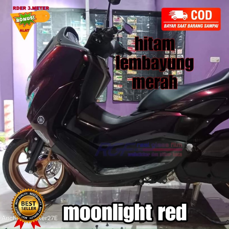 Skotlet Lembayung Sticker Stiker Motor Stiker Lembayung Hitam Biru Red Ungu Stiker Moonligth