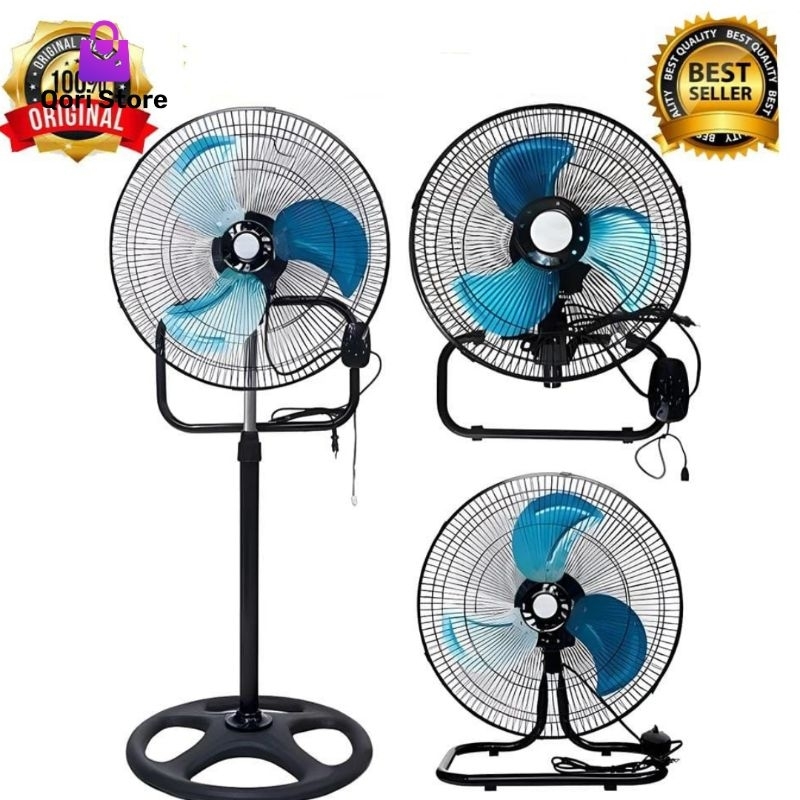 Qori Store - Kipas Angin Tornado Viva 3in1 uk 18 inci / Kipas Angin Tempel / Kipas Angin Dinding / K
