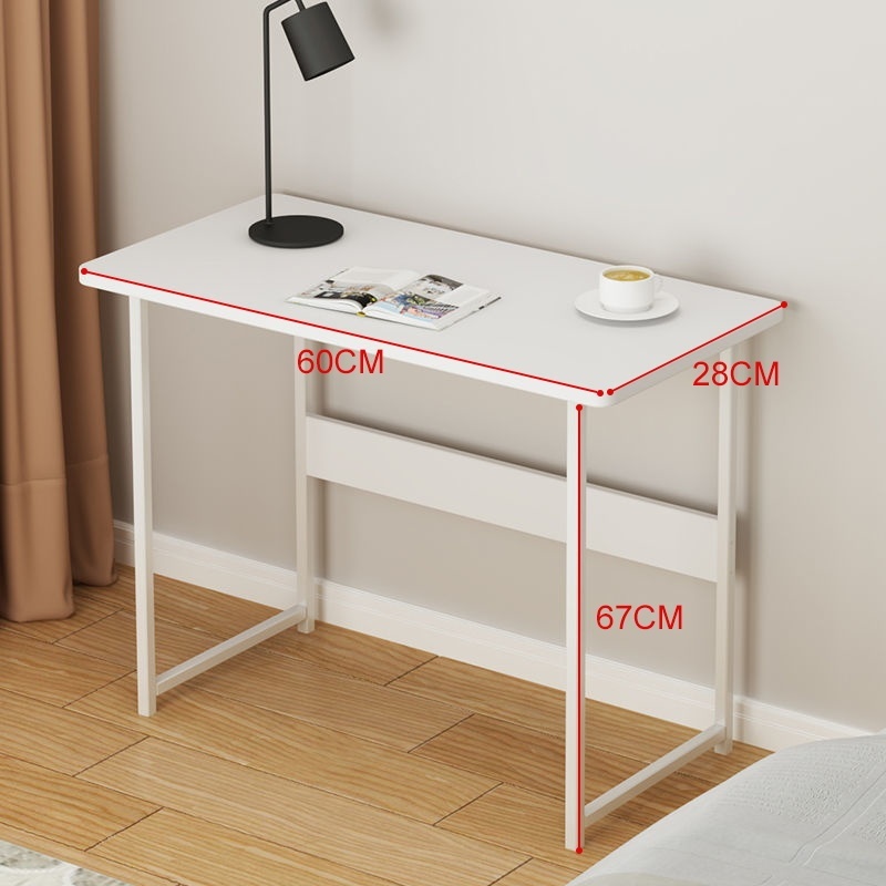 SAKULA Meja Belajar 120cm Meja kantor Meja komputer Meja Kamar Tidur Sederhana Dengan Rak Buku Table Computer Table Meja rias Meja Kerja-A150-60CM.