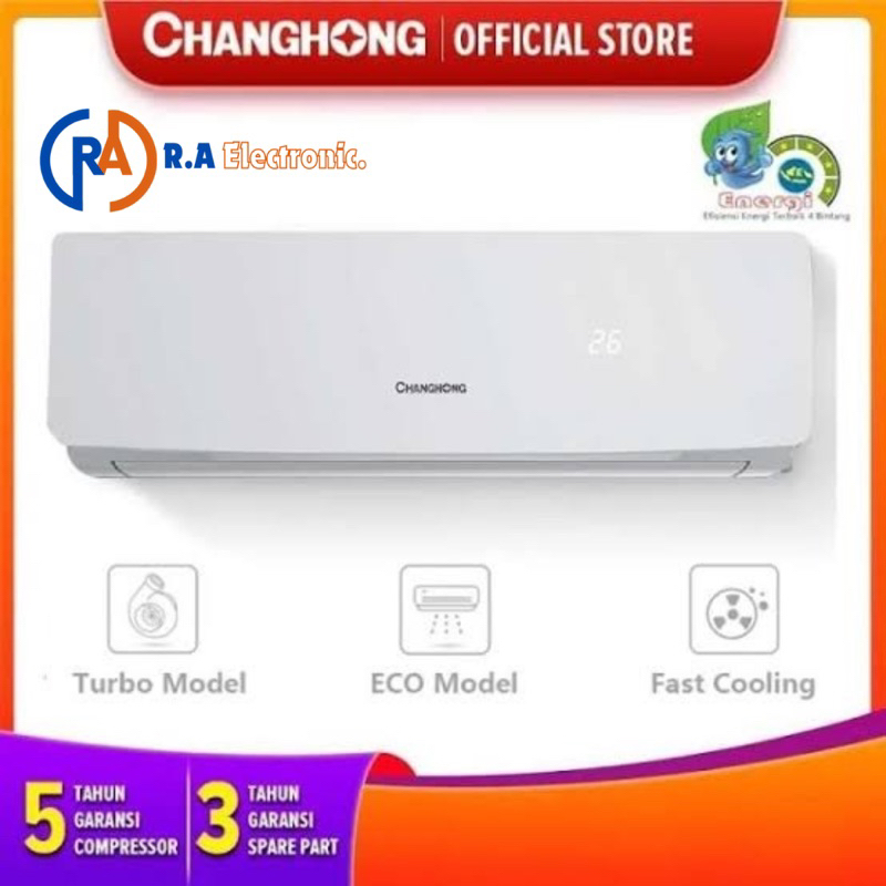 AC CHANGHONG 1/2PK CHOL-05L4 CHANGHONG AC 1/2 PK 05NVB BANDAR LAMPUNG
