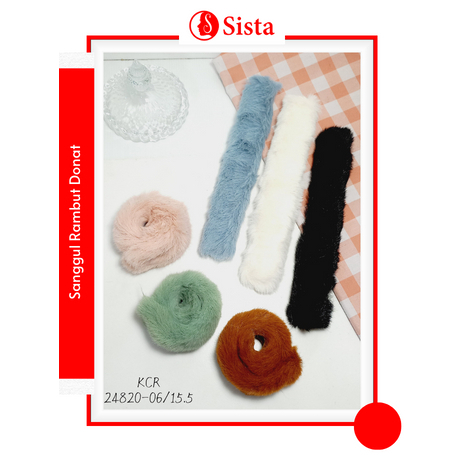 Sanggul Rambut Donat Ikat Rambut Karet Rambut Donat