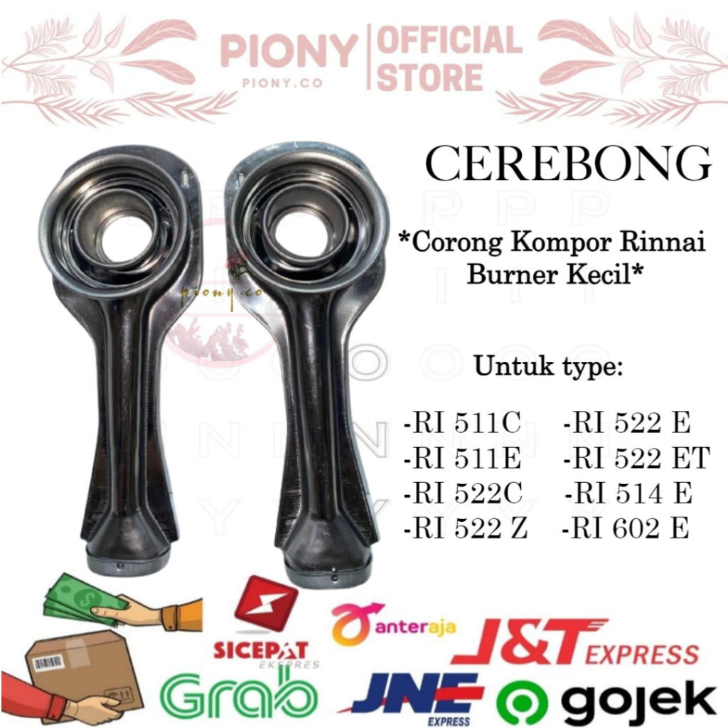 SUMBU KOMPOR GAS RINNAI / CEROBONG TUNGKU RINNAI BURNER KECIL / CEROBONG KOMPOR GAS / CORONG TUNGKU 