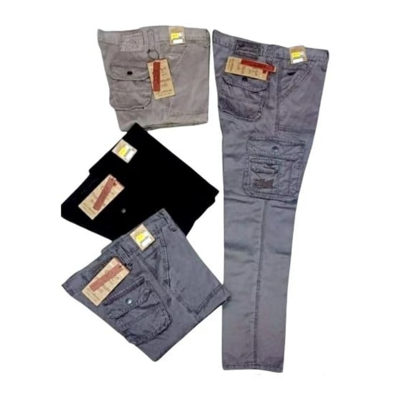 CELANA CARGO PANJANG PRIA JCC/KANTONG SAMPING ORIGINAL