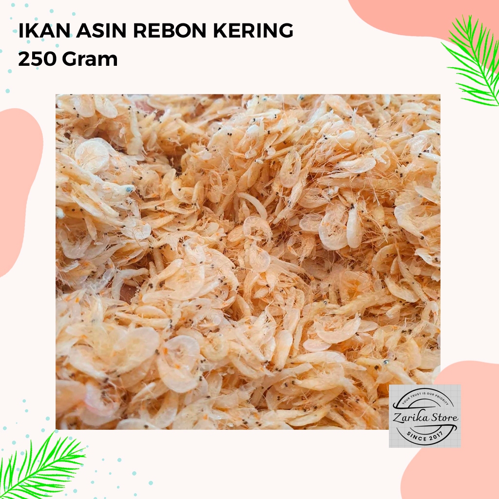 

Ikan Asin Rebon Kering Kasar 250 gram 1/4 Seperempat
