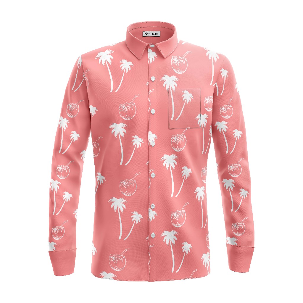 Kemeja Pria Lengan Panjang - Hawai Themes Series