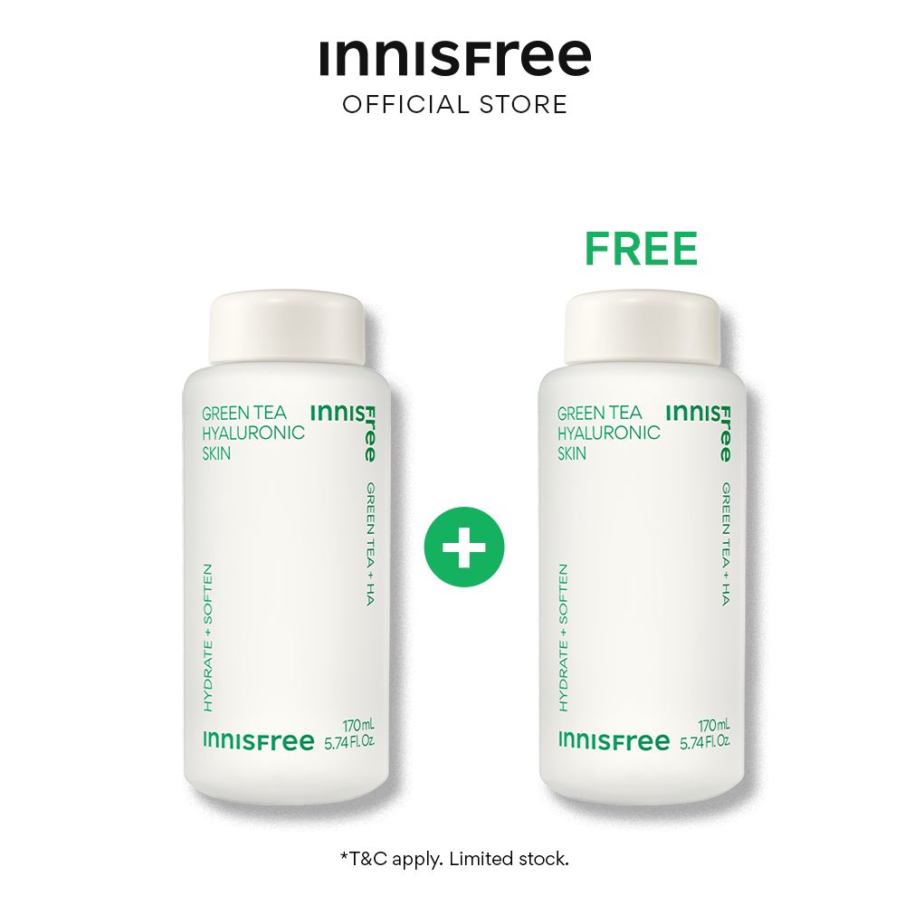 [Special Payday] Buy 1 Get 1 Innisfree Green Tea Hyaluronic Skin Toner 170ml / Hydrating Toner untuk