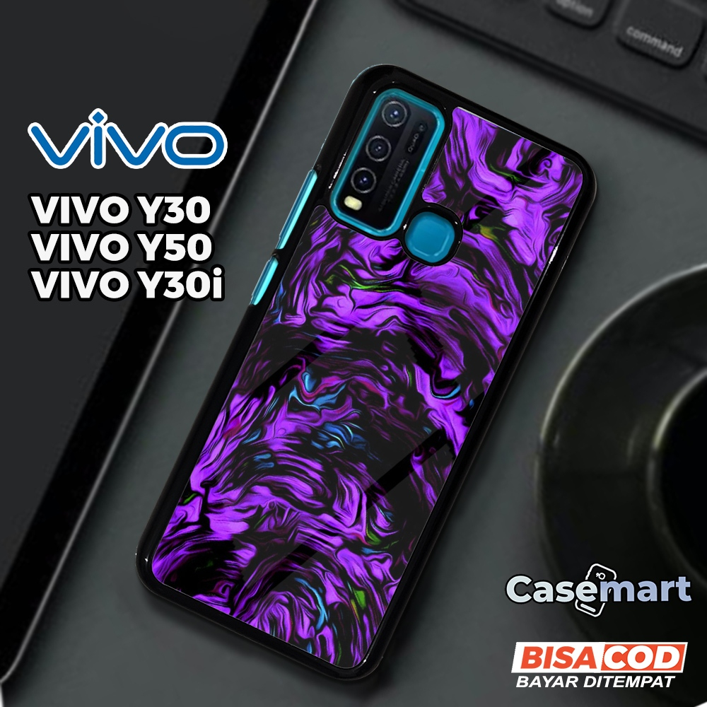 Case VIVO Y30 Y50 Y30i Casing VIVO Y30 Y50 Y30i Casemart [ABST] Case Glossy Case Aesthetic Custom Ca