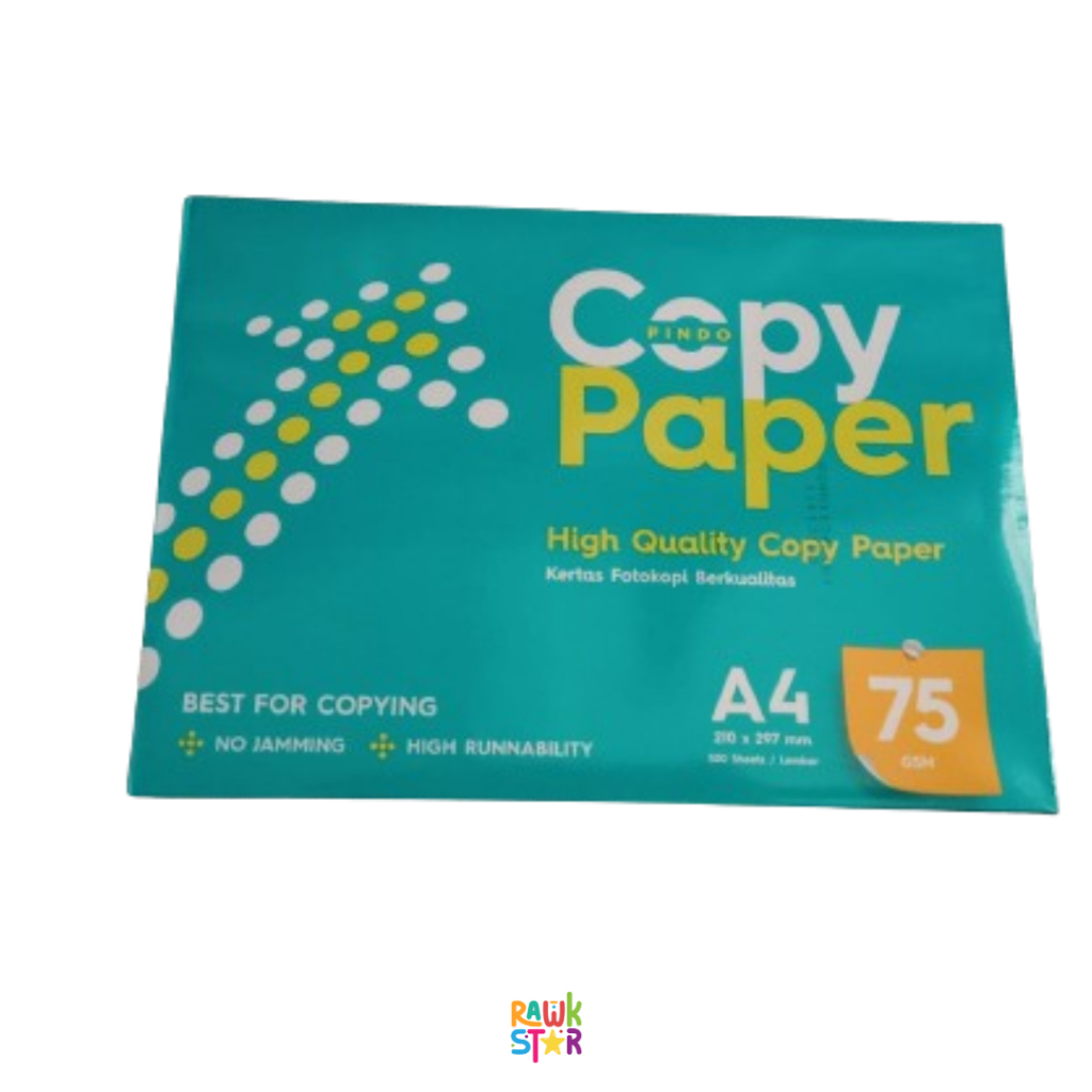 

Kertas HVS A4 75 gr Copy Paper / HVS A4 CPB / 1 RIM 500 Lembar
