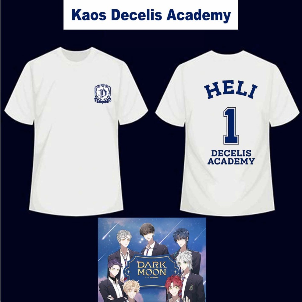 Kaos Decelis Academy En hypen t-shirt
