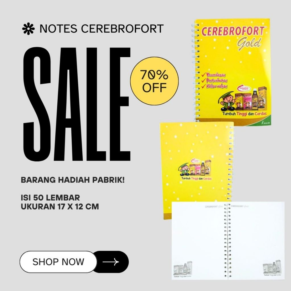 

[MEDICORP] Buku Notes / Buku Tulis catatan 1 pc isi 50 lembar