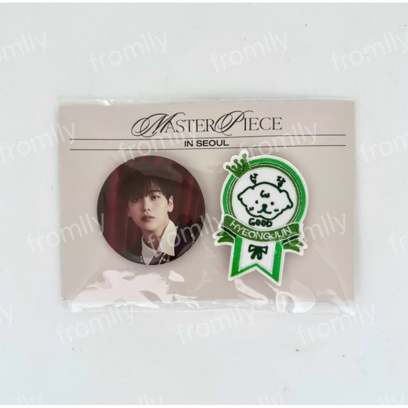 [READY] 2023 CRAVITY THE 1ST WORLD TOUR MASTERPIECE MD WAPPEN PIN BUTTON SET HYEONGJUN