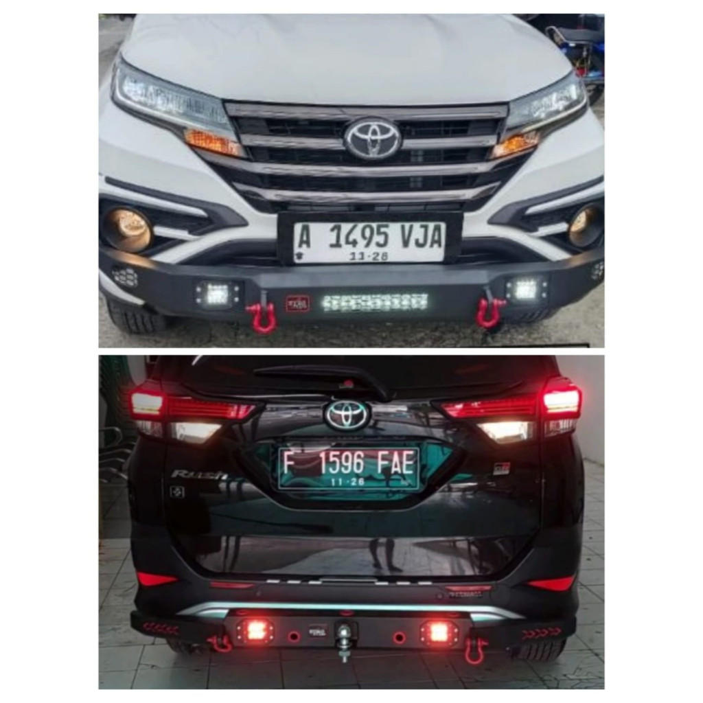 PAKET TANDUK TOWING DEPAN BELAKANG SUPER COBRA ALL NEW RUSH / TERIOS