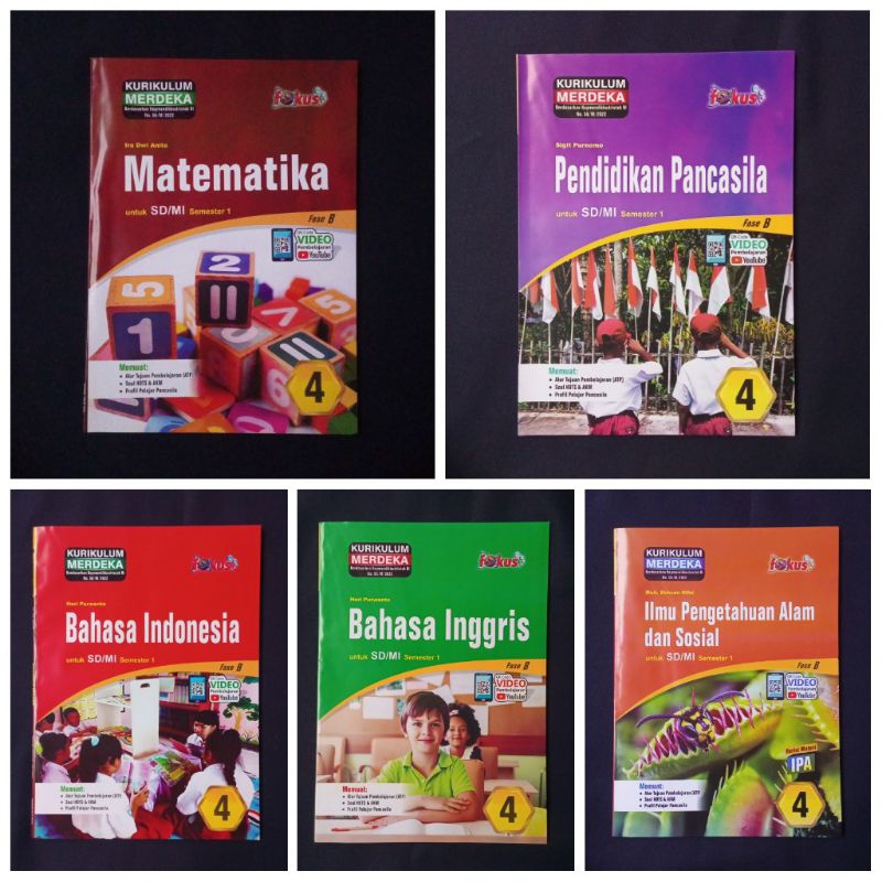 LKS FOKUS KELAS 4 SD/MI SEMESTER 1 KURMER TERBARU