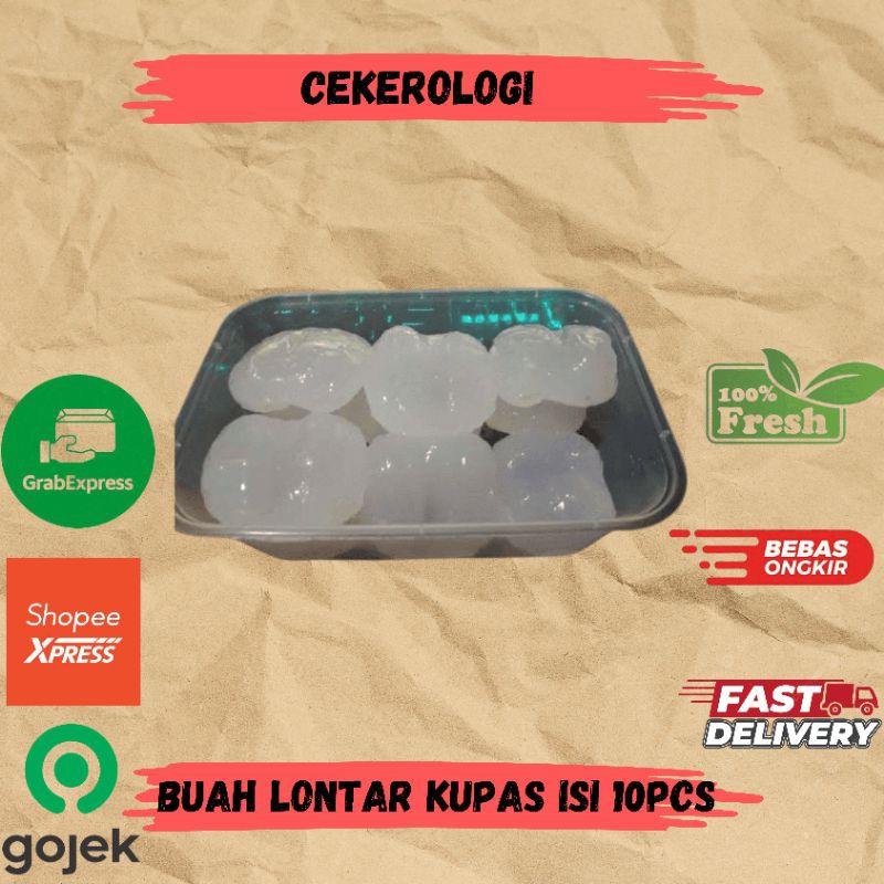 Buah Lontar isi 10pcs / Buah Siwalan / Lontar / Siwalan / JABODETABEK / Buah Segar / Buah Buahan