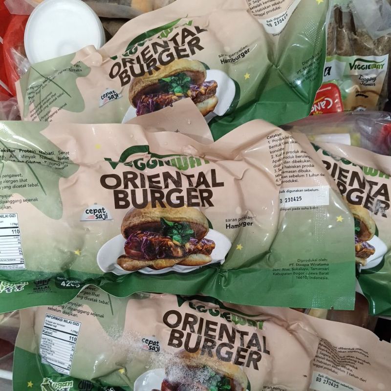 

Veggieway Soya Burger Oriental