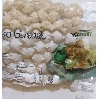 

Veggieway Baso/bakso Gerobak vegetarian 450 gram