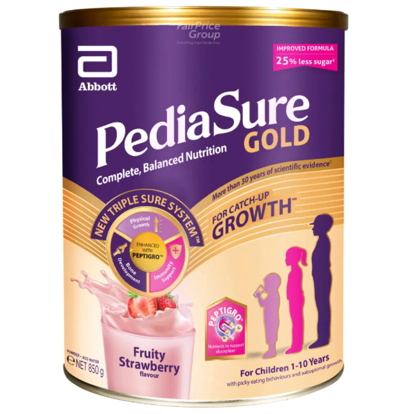 

PediaSure TripleSure Milk Powder - Fruity Strawberry 850g Singapore