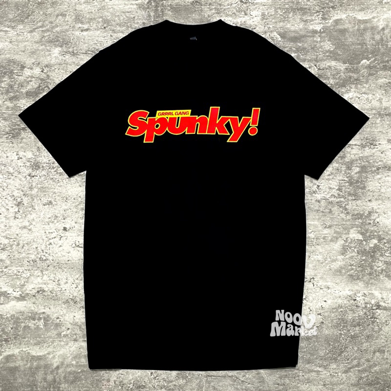 Grrrl Gang - Spunky Logogram Tshirt - Black | Kaos Band Original