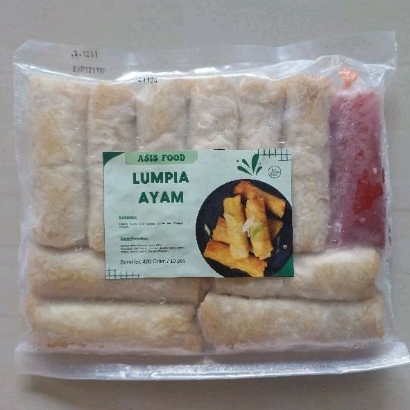 

ASIS FOOD Lumpia Ayam Frozen isi 10 pcs