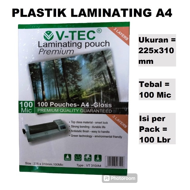

PLASTIK LAMINATING A4/LAMINATING FILM