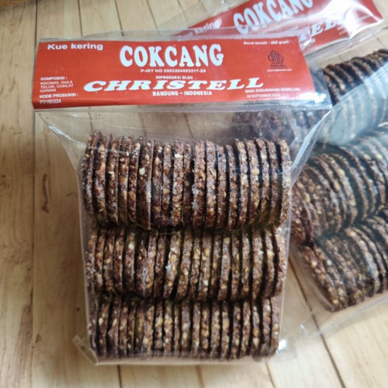 

Kue Kering Cokcang Christell Cokelat Kacang Khas Bandung