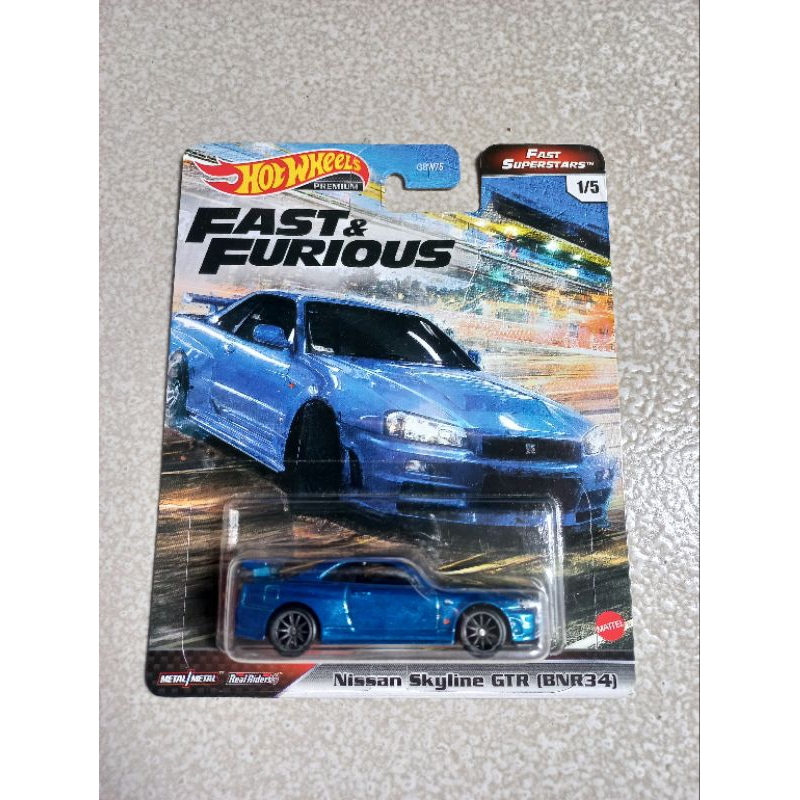 HotWheels R34 Nissan Skyline Premium