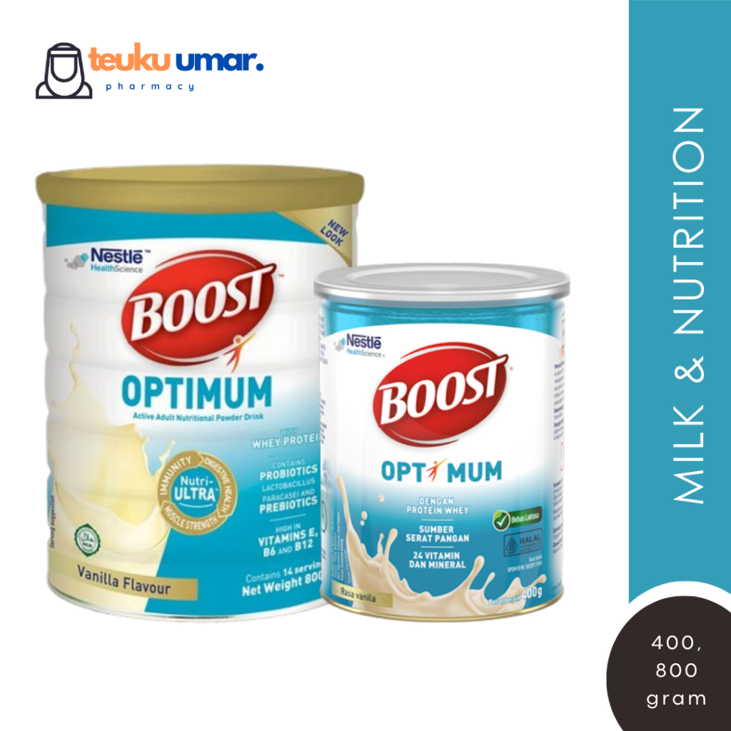 

[Susu] Nestle Boost Optimum 400 gram dan 800 gram | Minuman Bergizi untuk Kesehatan Optimal