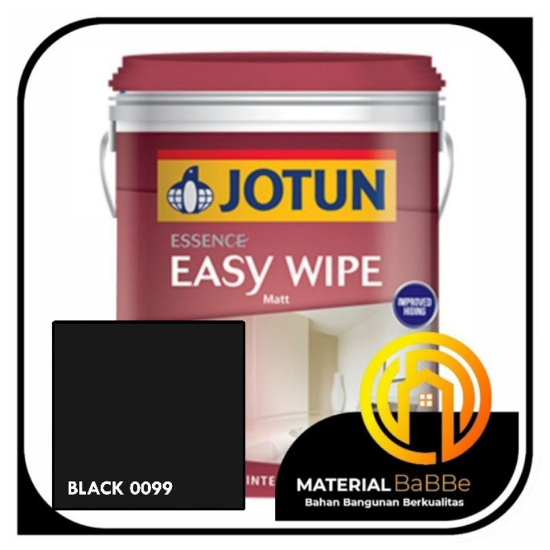 Jotun Easy Wipe Black 0099 18 Liter | Cat Dinding Dalam