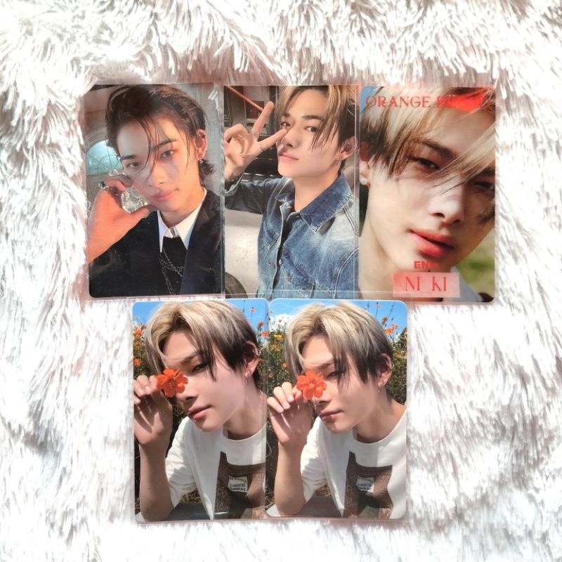 [BISA COD VENUE, READY] PHOTOCARD NI-KI ENHYPEN 3RD ENNIV KPOPMERCH ORANGE BLOOD DARK BLOOD