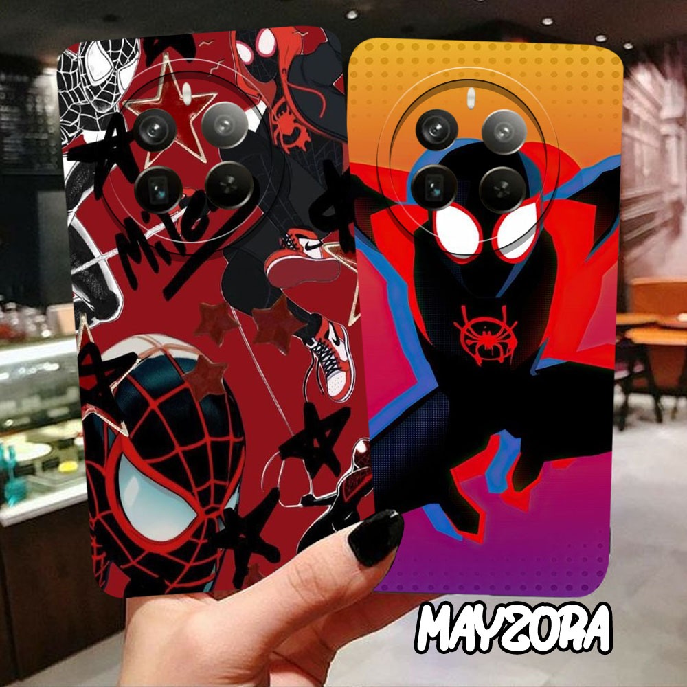 Case pro camera Realme 12 pro Terbaru 2024 -Silikon Realme 12 pro - motif SPIDERMAN - Softcase Realm