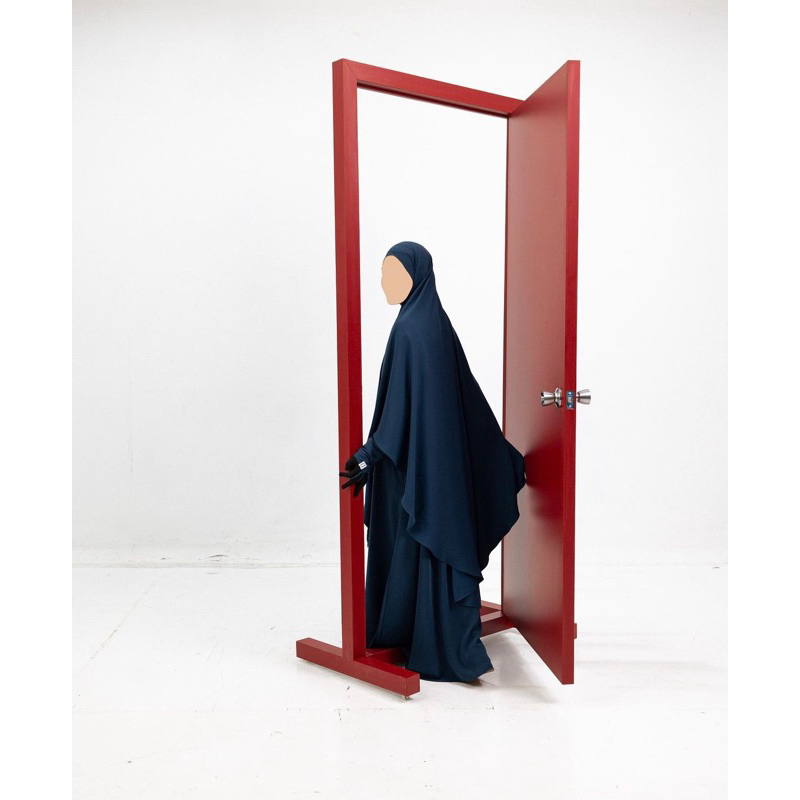 (Booked) Luna Abaya Dark Teal XXS Elmadina