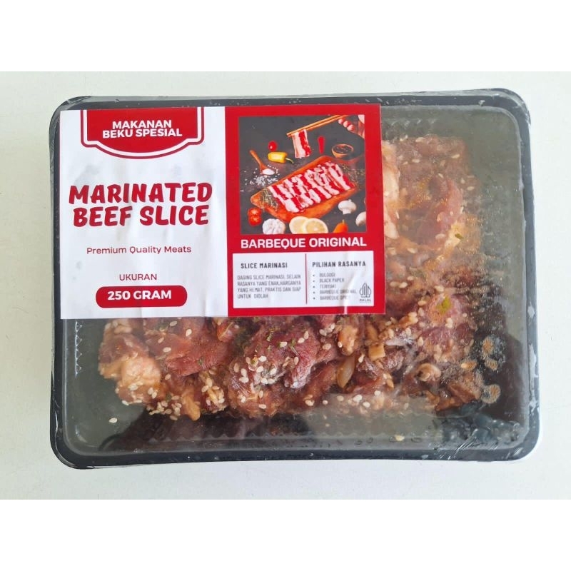 

[FROZEN] Daging Slice Marinasi 250gr