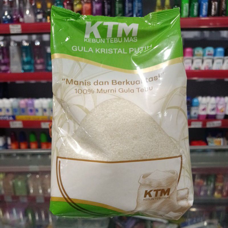 

GULA PASIR KEMASAN MERK 1kg (KTM stok yg ready)..