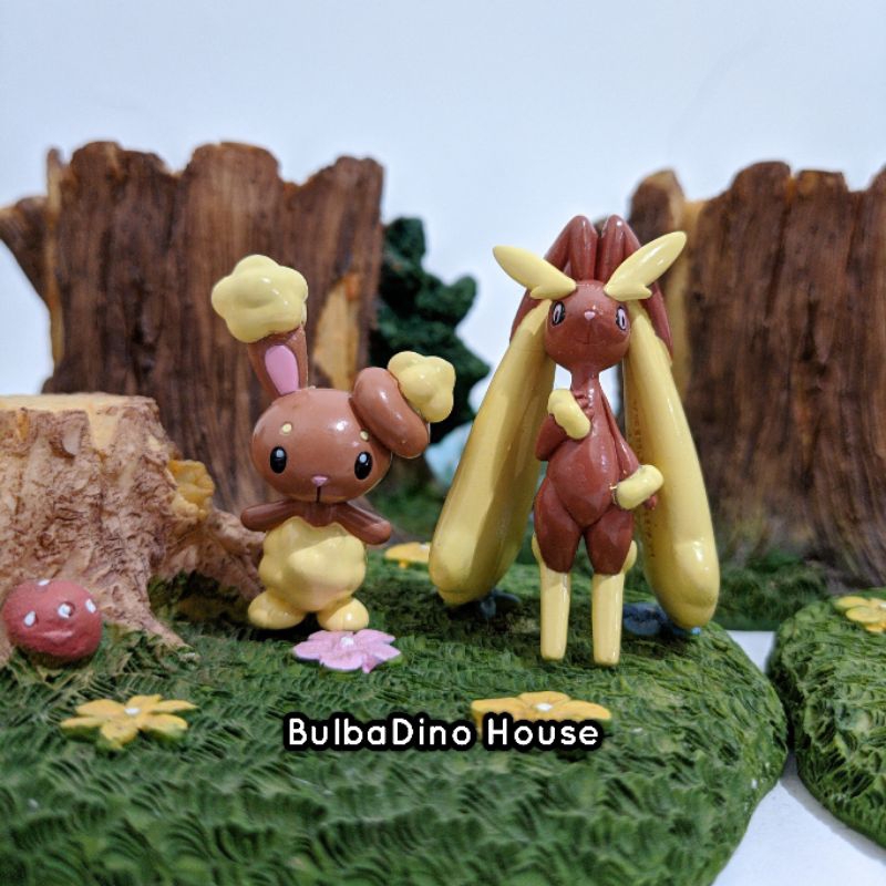 Takara Tomy Moncolle Monster Collection 4th Gen Pokemon Diamond & Pearl Sinnoh Figure : Buneary & Lo