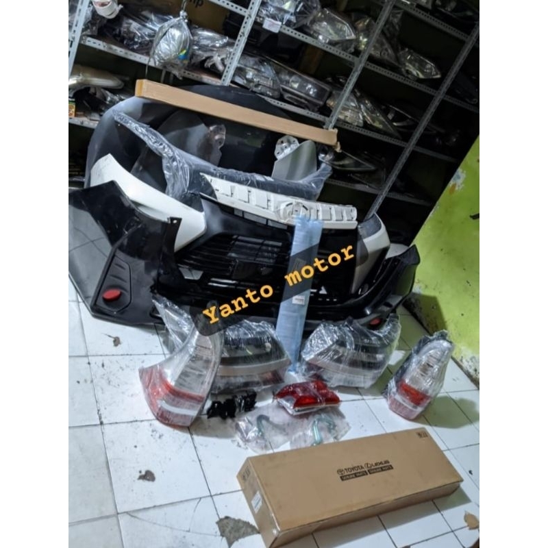 Paket Upgrade Depan Belakang Toyota Avanza / Xenia 2012,2013,2014,2015 ke Avanza Veloz 2019,2020 kom
