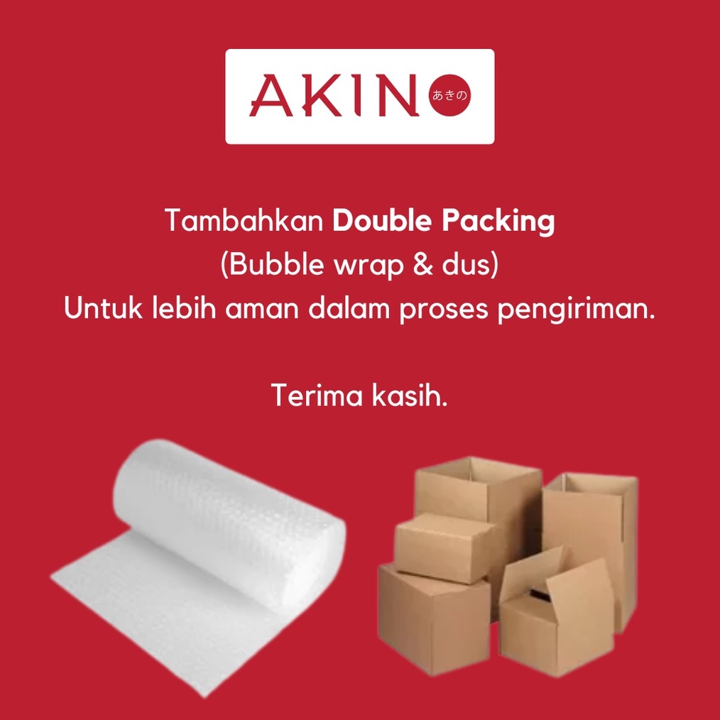 

PAKET HEMAT AKINOEXTRA Bubble Wrap Dan Extra Dus Packaging Extra Bubble Wrap Keamanan Tambahan Keamanan Extra Dus Tambahan Kardus Karus Cardboard