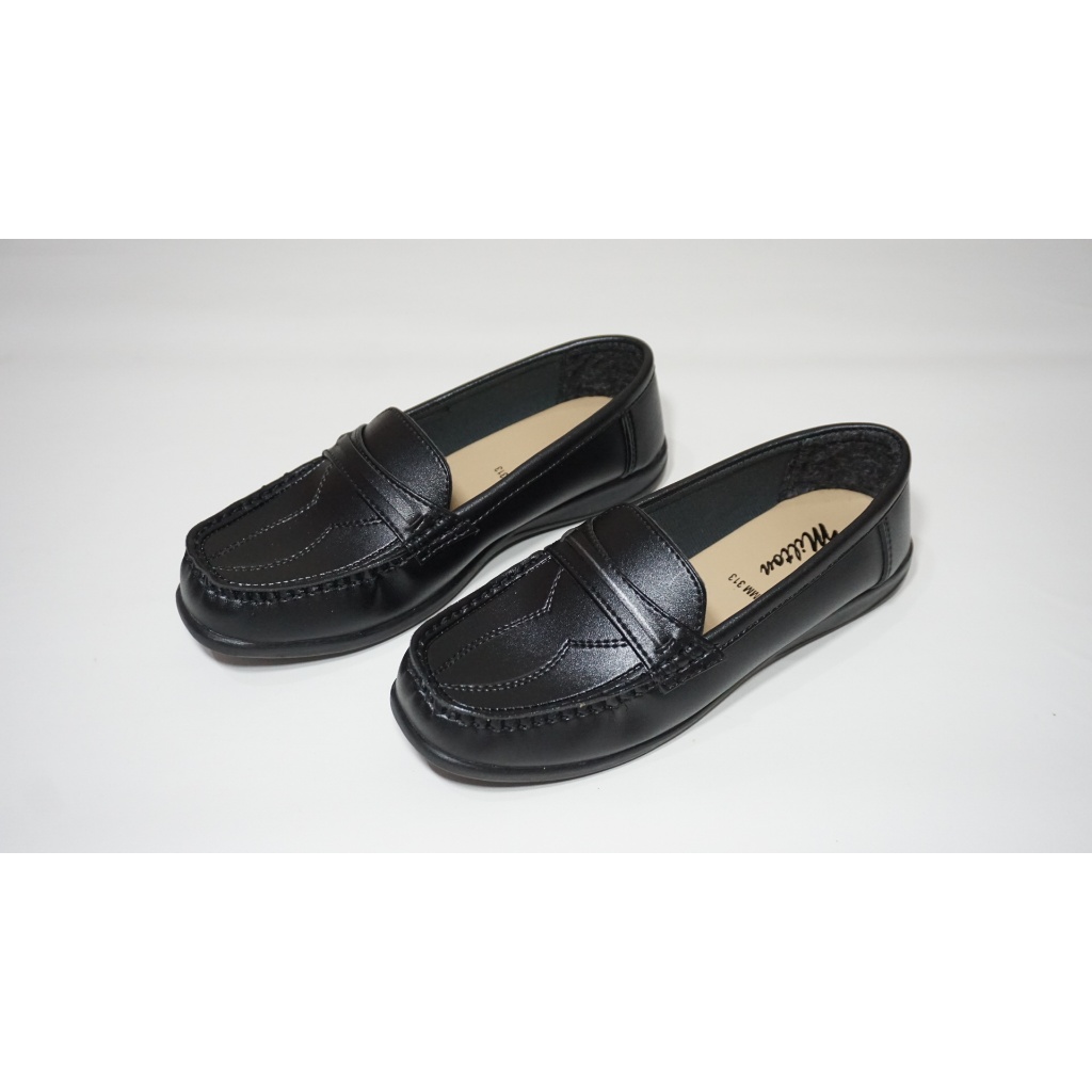 SEPATU MILTON PANTOFEL WANITA / PANTOFEL HITAM FORMAL WANITA MM313