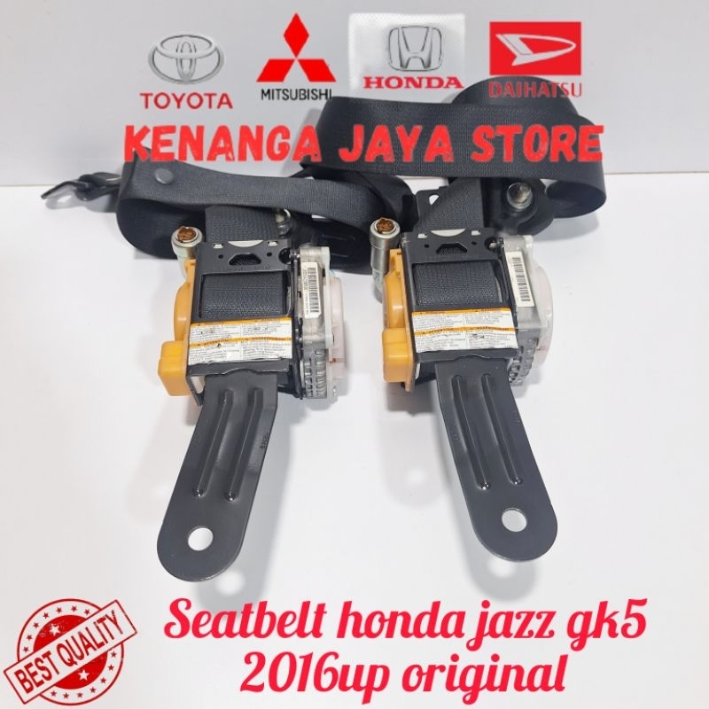 seatbelt  / sabuk pengaman honda jazz GK5 2016up original