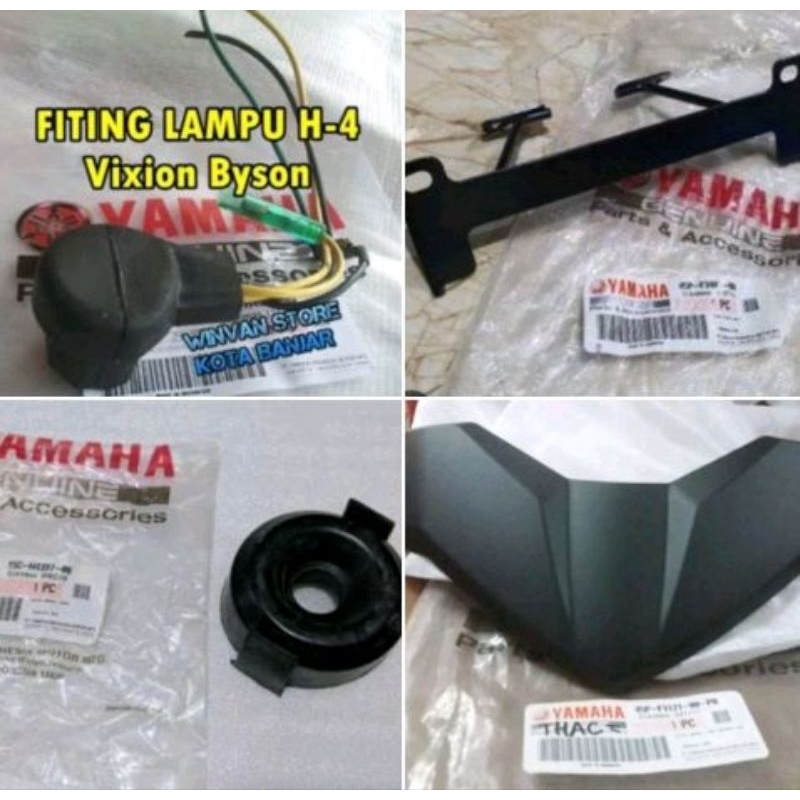 VISOR LAMPU DEPAN BYSON KARBU ORIGINAL